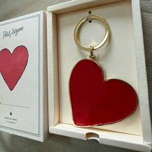 NWT Sezane 100% metal keychain